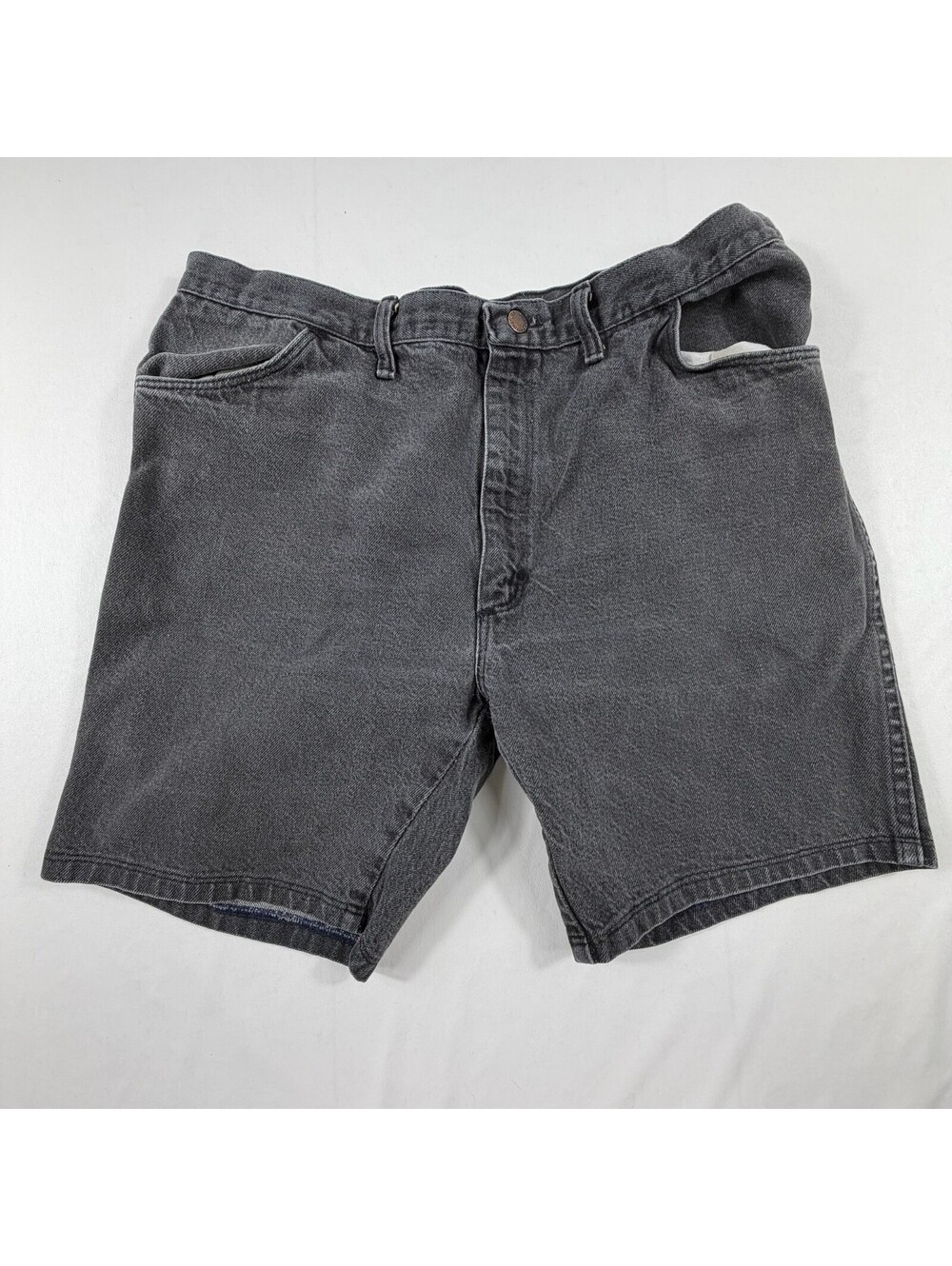 Rustler Men's Black Denim Shorts Size 40 Waist